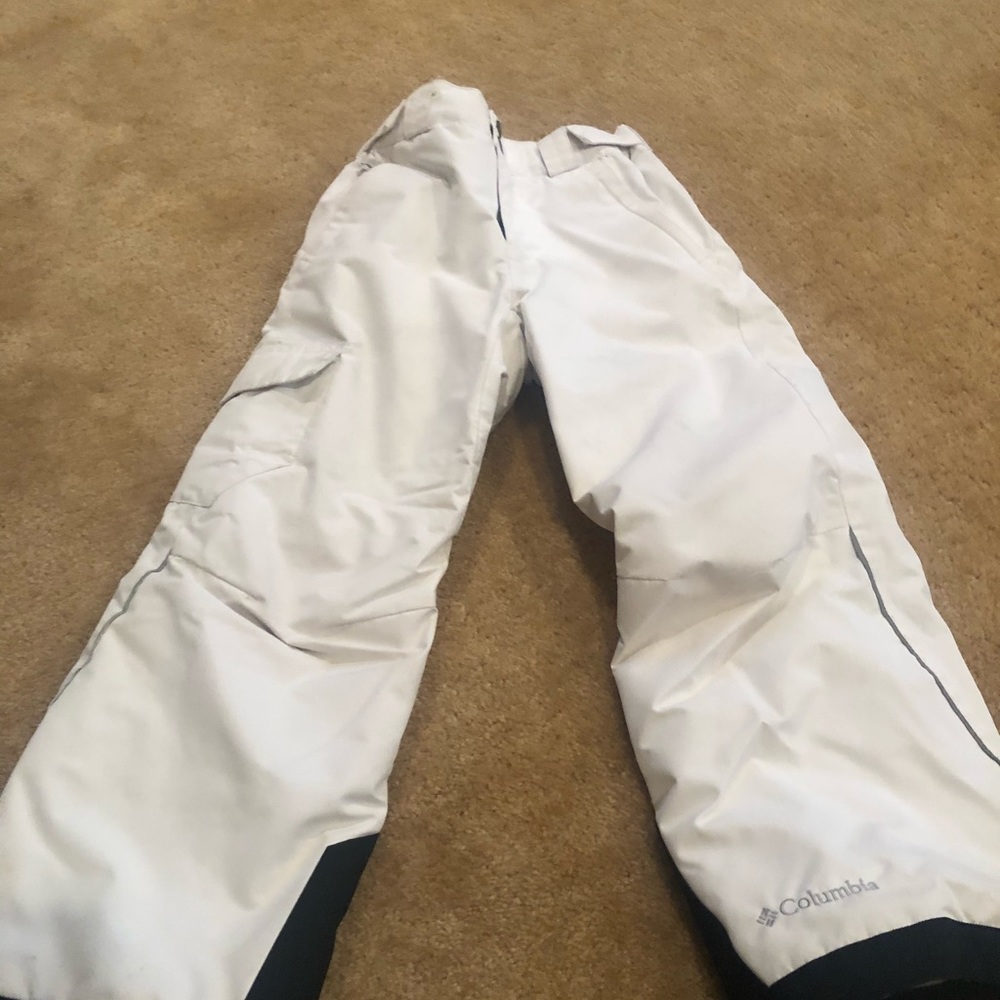 White XS ski pants